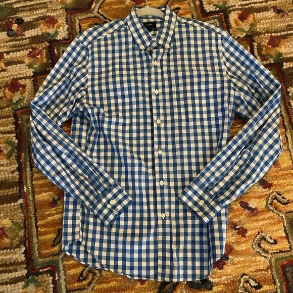 J. Crew Checked Button Down 🇬🇧❤️ - Picture 1 of 4